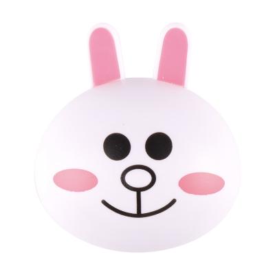 중국 High Quality Cute Cartoon Contact Lens Mate Box Easy Carry Color Around Lovely White Rabbit Shape Portable Contact Lens Travel Case 판매용