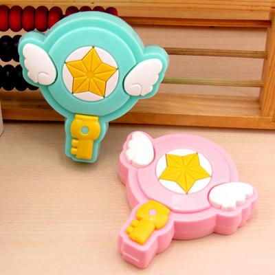 Κίνα Wing Cosmetic Contact Lenses Cases invisible boxes cute Wing Container Case invisible Sakura Contact Lens Case προς πώληση