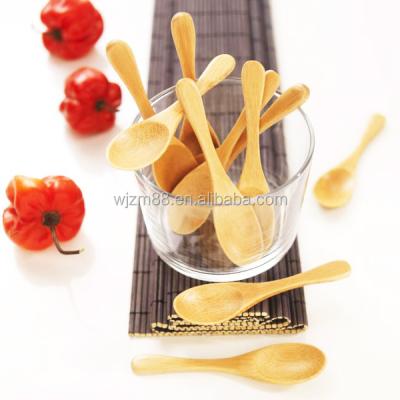 China Viable Wholesale Mini Bamboo Children's Spoon, Small Spice Spoon for sale