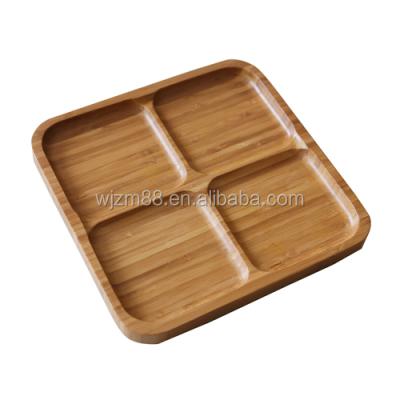 China Sustainable Bamboo Party Tray , Snacks And Food Serving Trays Wholesale for sale