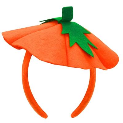 China Polyester Party Needs Supplier Halloween Headband Pumpkin Hat Hair Bands Hair Hoop Halloween Costume Dress Up Party Supplies for sale