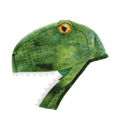 China Halloween Party Needs Supplier Luxury Dinosaur Party Foam Cloth Dinosaur Hat For Kids for sale