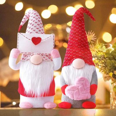 China Advertising Party / Event / Mr & Mrs Scandinavian Elf Decorations Stuffed Plush Ornaments Valentines Day Knitted Gnomes Gift Plush for sale