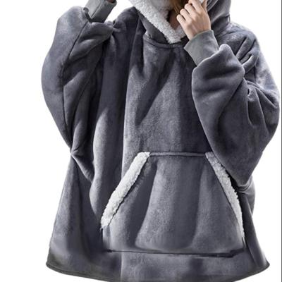 China Large Size Avocado Hoodie Blanket Wearable Luxury Oversized Hooded Blanket For Kids Adults for sale