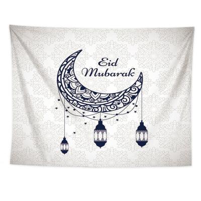 China Customized Simple Ramadan Wall Tapestry Wall Home Decor Religious 100% Polyester for sale