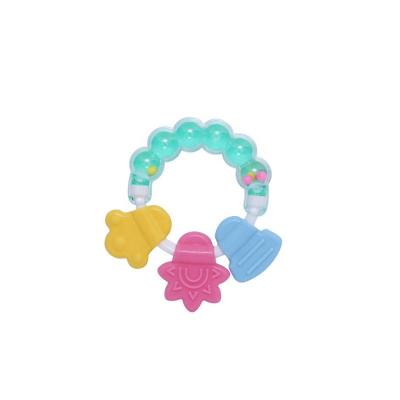 China Baby Toy New Ring Bell Baby Soft Gum Grinding Toothed Rattle Toy Grinder Toy for sale