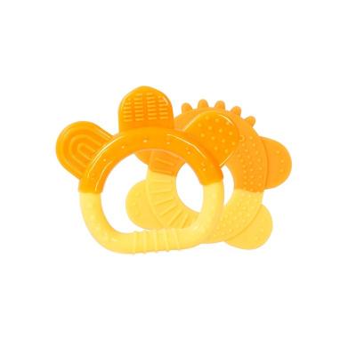 China Soft Chewable Bendable Silicone Teethers Safe Teething Toy Infant Baby Training Teether for sale