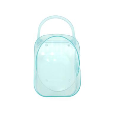 China BPA Free Portable Baby Kids Pacifier Nipple Crib Crate Holder Travel Infant Storage Box for sale