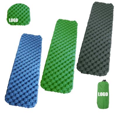 China 450 Picnic Outdoor Moisture Proof Pad Waterproof Easy Carry Inflatable Beach Mat Cushion Outdoor Camping Tra for sale