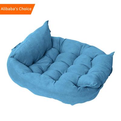 China Breathable All Weather Portable Luxury Square Pet Cushion Bed For Dog for sale