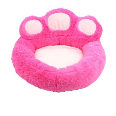 China Animali domestici plush breathable cuccia framed cute plush tufted bed thermal multifunctional pet nest displacement for sale