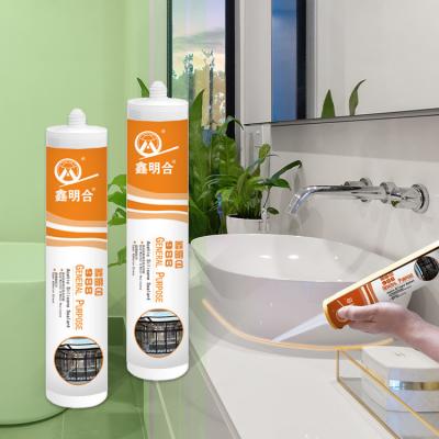 China Glass Bonding and Filling Windows Acid Sealant MH988 Acetic RTV GP Glass Silicone Sealant for sale