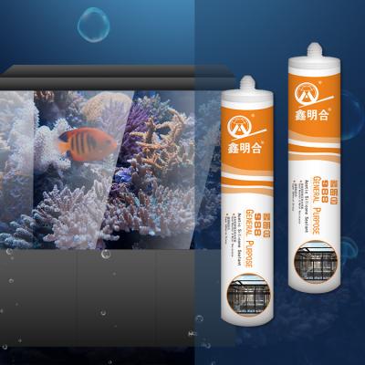 China Acetic Silicone Sealant Mixture For Fish Glass Aquarium And Swimming Pool for sale