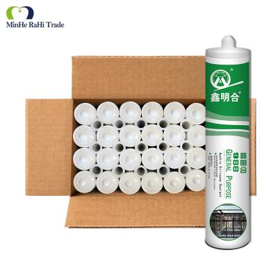 China Window Frame Mixture Acid Sealant MH988 Acetic Waterproof Adhesive for Fish Tank for sale