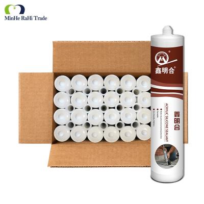 China Water-based Acrylic Silicone Sealant for Duct Pipe Sealing and Gap Filling 12 Months Shelf Life for sale