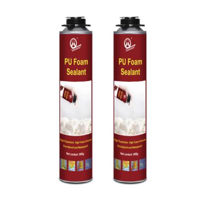 China Polyurethane Closed Cell Spray Foam Bubble MH PU Foam Adhesive for Insulation in White for sale