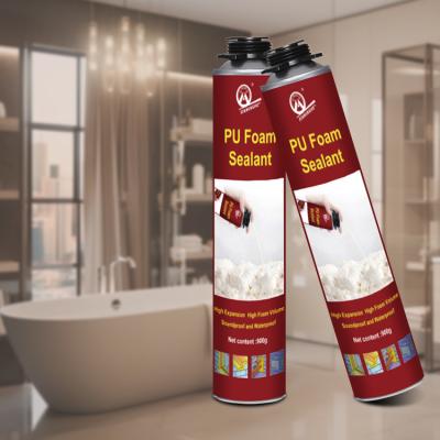 China MH PU Foam 750ML OEM Polyurethane Spray Foam for Insulation and Mounting for sale