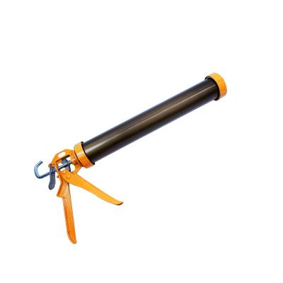 China MH Sealant Gun 15inch 600ML High Thick Caulking Gun Manual Drive 20oz 10.3oz Sausage Caulk Gun with Stainless Steel Barrel for sale