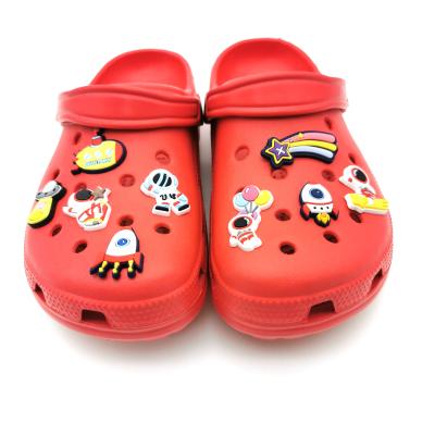 China Clog Charm OEM 2021 HotSale Cute Lovely Cartoon PVC Clog Charms Designer Bling Shoes Charms For Kids And Women for sale