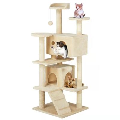 China Dropshipping Sustainable Sustainable Price Cactus Cat Tree With Scratching Board for sale