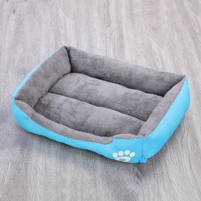 China Hot Selling Waterproof Plush Pet Sleeping Bed Breathable With Removable Cover for sale