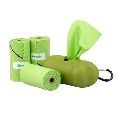 China Sustainable Wholesale Green Eco Friendly Biodegradable Waste Dog Pet Poop Waste Bag for sale