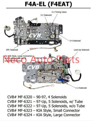 China Auto transmission F4A-EL F4EAT sdenoid valve body good quality used original parts for sale