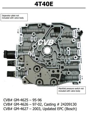 China Calidad auto del cuerpo de válvula del sdenoid de la transmisión 4T40E la buena utilizó piezas originales en venta