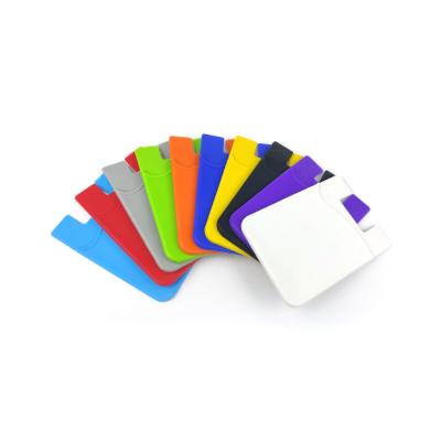 China China Very Popular Promotional Gifts Silicone Phone Card Holder With Any Color for sale