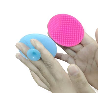 China New 2020 Viable Wholesale Face Brush Mini Soft Silicone Facial Wash Portable Cleansing Facial Brush for sale