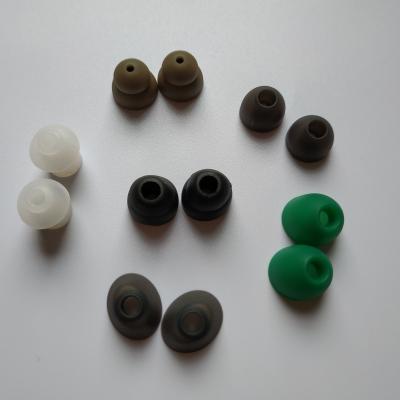 China China Hot Selling Soft In-Ear Color Silicone Earphone /Earbud/ Double Earplugs /Ear Tips for sale