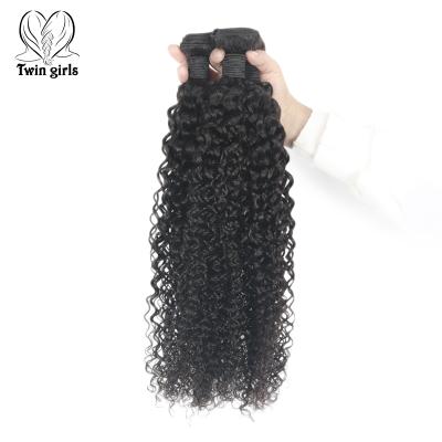 China Afro Kinky Curly Natural Raw Unprocessed Brazilian Curly Human Hair Remy Human Hair Weave 108 Color for sale