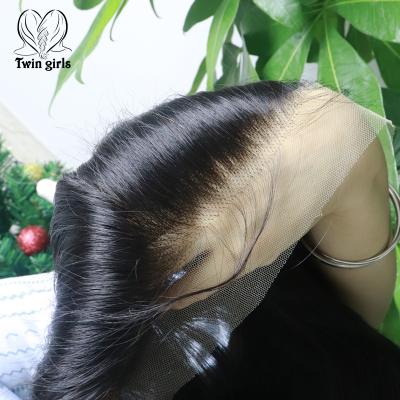 China 100% Transparent Hair Water Wave Closure Frontal Body Weave 13*4 Bouncy Swiss Lace Body Wave Human Hair Closure Factory Frontal Hair Closure for sale