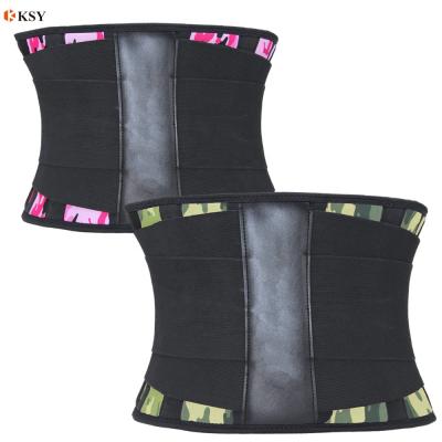 China Camouflage Waist Trainer Amazing Convenient Belt With Skeletons Inflate Fat Burner Belt for sale