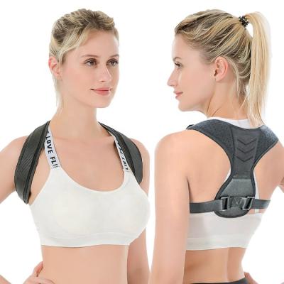 China Breathable.posture corrector High Quality Elastic Back Brace Neoprene Back Brace Posture Corrector for sale