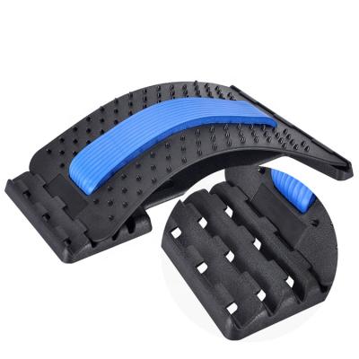 China Magnetic Back Lumbar Anti-Decubitus Stretcher Anti-Decubitus Lumbar Back Adjustable Spine Massager 4 Levels Lumbar Back Stretcher Device for sale