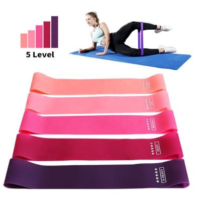 China Latex Yoga Resistance Bands 5 Level Rubber Exercising Pull Rope For Sports Pilates Expander Fitness Gum Gym Workout Equipment for sale