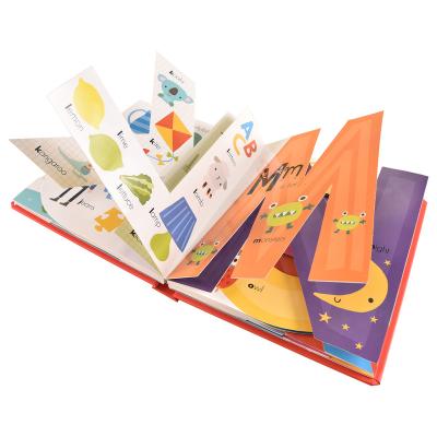 China Custom Printed Wholesale Hardcover Developing Intelligence Books Learning Books Cardboard Printing Children's English Automatic Books for sale