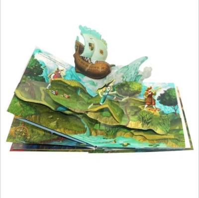 China paper & High Quality Cardboard China Supplier Custom Kids 3D Pop Up Hardcover Pop Book Printing for sale