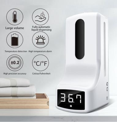 China Foam Soap Dispenser Cheap Price K9 Pro X Plus Automatic Hand Sanitizer Soap Dispenser With Thermometer for sale