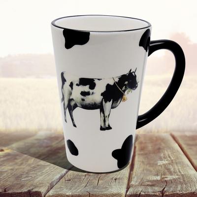 China Viable Glazed Ceramic Mug Of Cow Dinnerware Set for sale