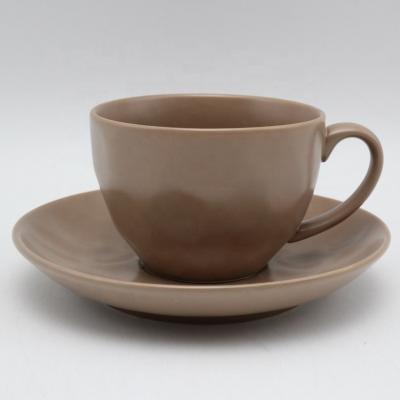 China Sustainable Hot Sale Custom Design Teacup Saucers Porcelain Ceramic Coffee Cups And Saucers Set for sale