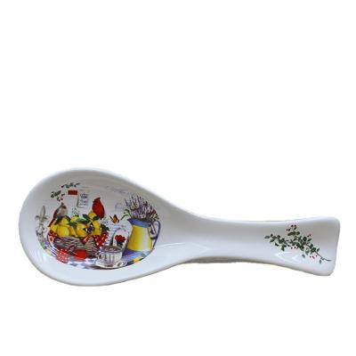 China New style dehua viable dolomite porcelain Fujian ceramic tableware set spoon rest porcelain canister set for sale