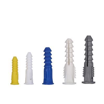 China Installation Wall fixing expansion wall plugs plastic-pe material wall ribbed anchors for sale