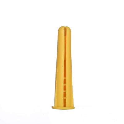 China Installation 26*6mm 38*8mm Plastic conical anchor PE material drywall expansion anchors for sale