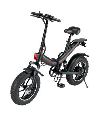 China High Quality Aluminum Alloy 16Inch Tire 500W Electric Fat Bike Bicycle E-Bikes for sale