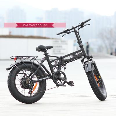 China 2022 Warehouse 20Inch Popular Fat Tire Electric Bike USA Aluminum Alloy Electric Bicycle E-Bikes for sale