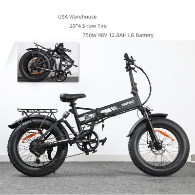 China Aluminum Alloy Ebike Off Road Fast Electric Bike 48V 750W USA Store Electric Bicycle For Adult for sale