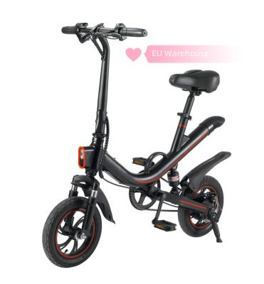 China Aluminum Alloy US EU 14Inch Dual Tire 400W Running High Quality Foldable Electric Bike Disc Brake Electric Bicycle Ebike For Adult for sale