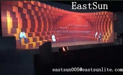 China New Invention DMX 3D Kinetic LED Display Video Wall Dubai ES-L34 for sale